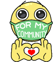 Covid Community Sticker - Covid Community Love My Community Stickers