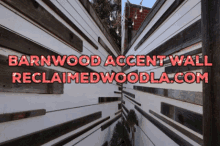 barnwood accent wall wood design