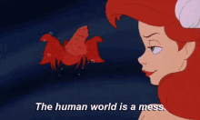 The Human World Is A Mess - Messy GIF - The Little Mermaid Ariel The Human World Is A Mess GIFs