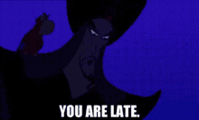 Aladdin Jafar GIF - Aladdin Jafar You Are Late GIFs