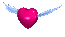 Heart Love Sticker - Heart Love Flying Heart Stickers