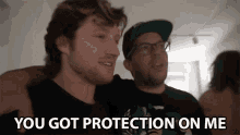 You Got Protection On Me Youre Safe With Me GIF - You Got Protection On Me Youre Safe With Me Secured GIFs