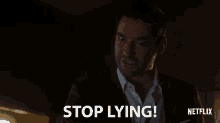Stop Lying Lucifer Morningstar GIF - Stop Lying Lucifer Morningstar Tom Ellis GIFs