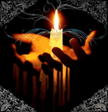 Hands With Candle Candles GIF - Hands With Candle Candles Light GIFs