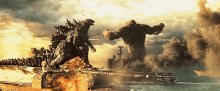 Godzilla Vs Kong Fight GIF - Godzilla Vs Kong Fight Punch GIFs