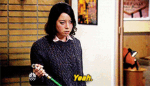 Parks And Rec April Ludgate GIF - Parks And Rec April Ludgate Yeah GIFs