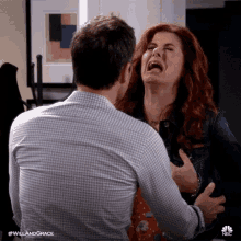 Grace Adler Meltdown GIF - Grace Adler Meltdown Will And Grace GIFs