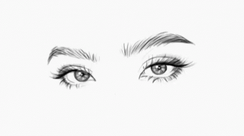 Eyes Blinking GIF - Eyes Blinking Pencil Art - Discover &amp; Share GIFs