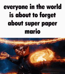 Super Paper Mario Doctor Strange GIF - Super Paper Mario Doctor Strange Spell GIFs
