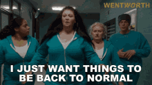 I Just Want Things To Be Back To Normal Sue Jenkins GIF - I Just Want Things To Be Back To Normal Sue Jenkins Liz Birdsworth GIFs