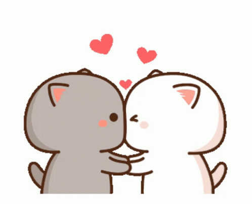 Cat Love GIF - Cat Love Kisses - Discover & Share GIFs