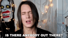 Is There Anybody Out There Pellek GIF - Is There Anybody Out There Pellek Halloween Song Cover GIFs