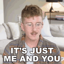 Its Just Me And You Tyler Oakley GIF - Its Just Me And You Tyler Oakley Both Of Us GIFs