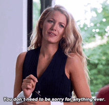 Talking You Dont Need To Say Sorry GIF - Talking You Dont Need To Say Sorry Blake Lively GIFs