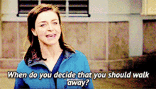 Greys Anatomy Amelia Shepherd GIF - Greys Anatomy Amelia Shepherd When Do You Decidde That GIFs