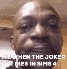 Joker Dies Sims GIF - Joker Dies Sims GIFs
