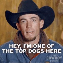 Hey Im One Of The Top Dogs Here Chris Becker GIF - Hey Im One Of The Top Dogs Here Chris Becker Ultimate Cowboy Showdown GIFs