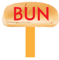 Bun Hammer Bun Sticker - Bun Hammer Bun Ban Hammer Stickers