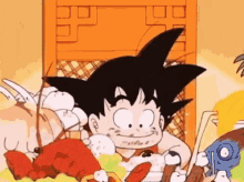 Eating Out Goku GIF - Eating Out Goku Hungry GIFs