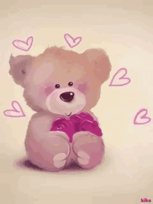 Bear In Love GIF - Bear In Love Cute GIFs