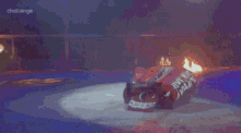 Wheely Big Cheese Robot Wars Fight GIF - Wheely Big Cheese Robot Wars Wheely Big Cheese Robot GIFs