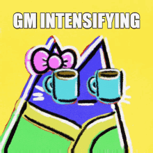 Gm Gm Cat GIF - Gm Gm Cat Cat Gm GIFs