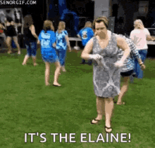 dance dancing party excited its the elaine