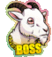 Mixer Goat Sticker - Mixer Goat Boss Stickers