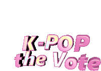 Kpop The Vote Black Pink Sticker - Kpop The Vote Kpop Black Pink Stickers