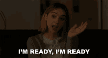 Im Ready Im Ready Emily GIF - Im Ready Im Ready Emily Zoe Kazan GIFs