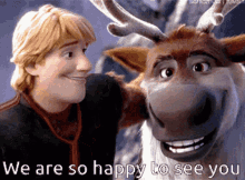 so happy see you smiling frozen2