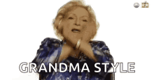 Betty White Dab GIF - Betty White Dab Grandma Style GIFs