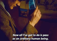 Ordinary Human Being Doctor Who GIF - Ordinary Human Being Doctor Who Whovian GIFs