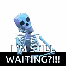 Waiting Skeleton GIF - Waiting Skeleton Bored GIFs