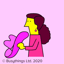 Busythings Hat GIF - Busythings Hat Pink GIFs