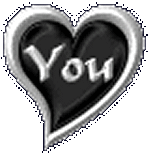 You Light Up My Life Silver Heart Sticker - You Light Up My Life Silver Heart Silver Love Heart Stickers
