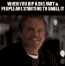 Fart Smell GIF - Fart Smell Jack Nicholson GIFs