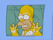 Save Me, Jebus! - The Simpsons GIF - Sos Save Me Help Me GIFs