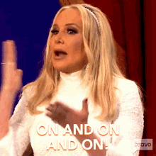 On And On And On Real Housewives Of Orange County GIF - On And On And On Real Housewives Of Orange County Bla Bla Bla GIFs