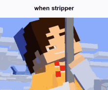 Minecraft Stripper Pole Dance GIF - Minecraft Stripper Pole Dance Video Game GIFs