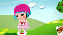 Lalaloopsy Scared GIF - Lalaloopsy Scared Rosy Bumps N Bruises GIFs