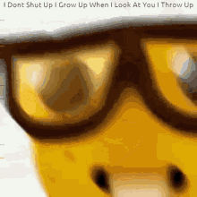 Funny Nerd Nerd GIF - Funny Nerd Nerd I Dont Shut Up I Grow Up When I Look At You I Throw Up GIFs