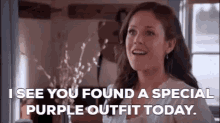 Wcth Lip Reading Purple GIF - Wcth Lip Reading Purple Outfit GIFs