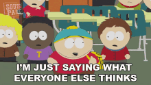 Im Just Saying What Everyone Else Thinks Cartman GIF - Im Just Saying What Everyone Else Thinks Cartman South Park GIFs