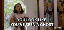 You Look Like Youve Seen A Ghost Spooked GIF - You Look Like Youve Seen A Ghost Spooked Youve Seen A Ghost GIFs