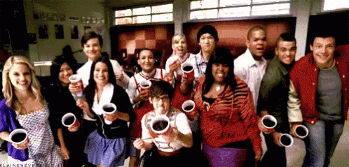 Slushie To The Face - Glee GIF - Glee Goodbye Glee Slushie - Discover &  Share GIFs