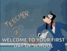 Teacher First Day Of School GIF - Teacher First Day Of School Goofy GIFs
