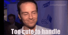 Too Cute GIF - Andrew Scott Too Cute To Handle Smile GIFs
