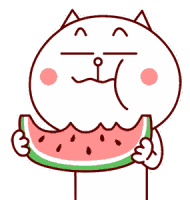 Cat Melon Sticker - Cat Melon Adorable Stickers