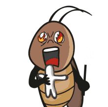 kecoa crochies raraheys cockroach angry